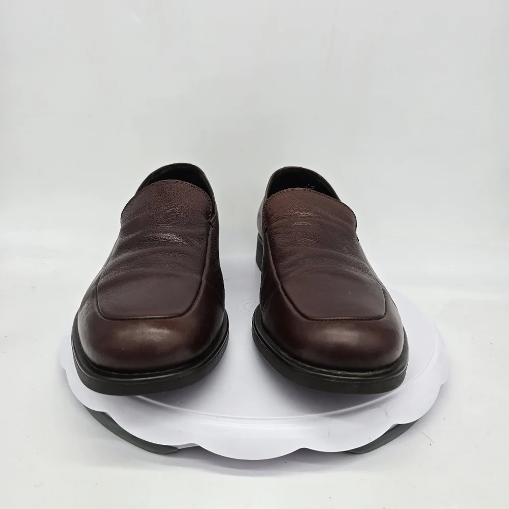 Via Spiga Dress Shoe Men's 11 Loafers Slip On Brown Made In Italy